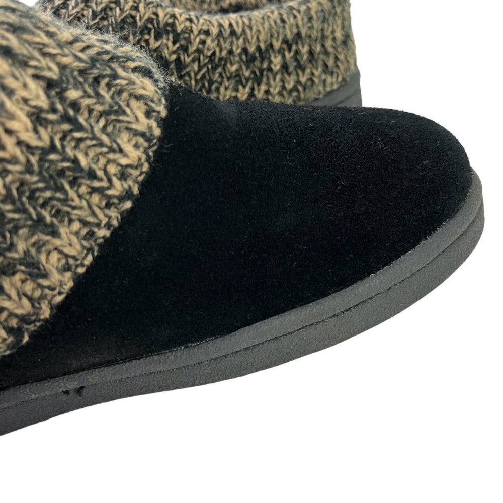 Clarks Women's Black Suede Genuine Leather Mules Slip On Loafers Casual Shoes 8 - Picture 12 of 16